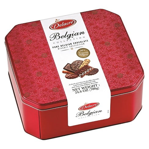 POSTER BELGIUM COOKIES BISCUITS CHOCOLATE DELACRE VINTAGE REPRO FREE S/H
